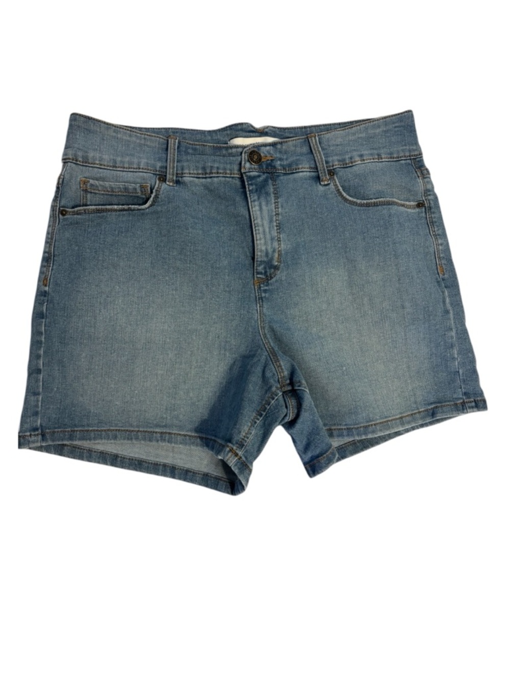 Vintage America Light Wash Denim Waistband Shorts Size 12/31